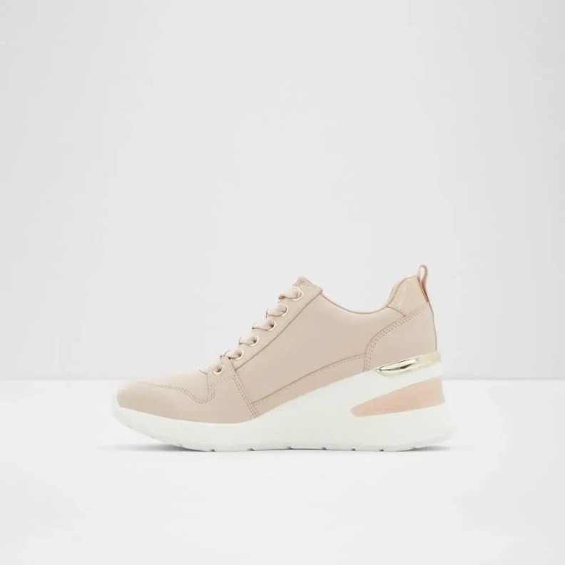 Aldo Fashion Light Pink Lulua Women's Wedge Sneaker