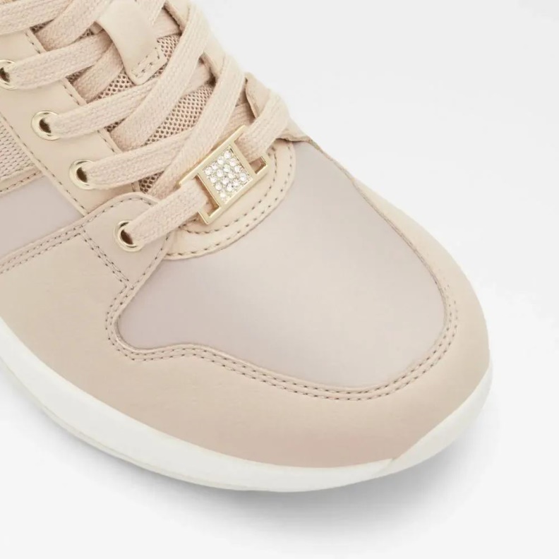 Light Pink Lucky Women's Laced-Up Wedge Sneaker Fashion Aldo