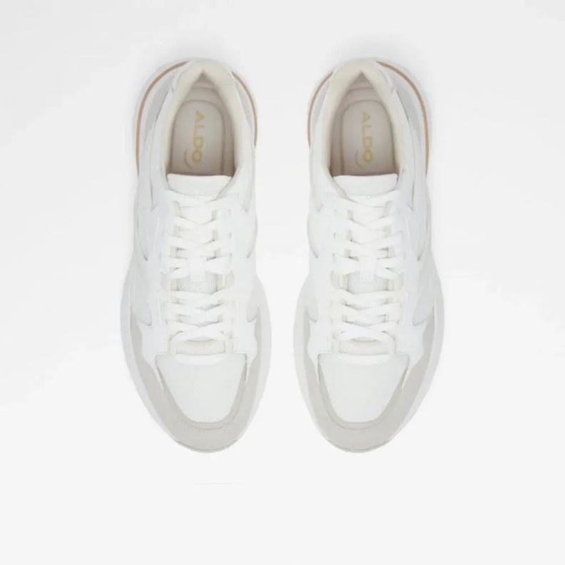 Luno Men's Lace-Up Sneaker Fashion Aldo White
