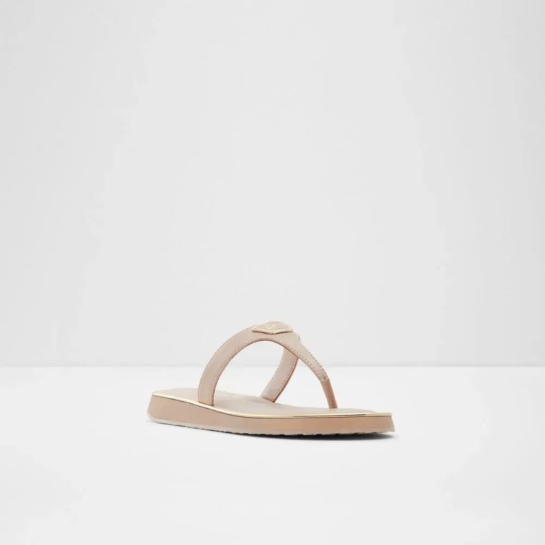 Aldo Fashion Light-Pink Manaberiel Women's Thong Beach Sandal