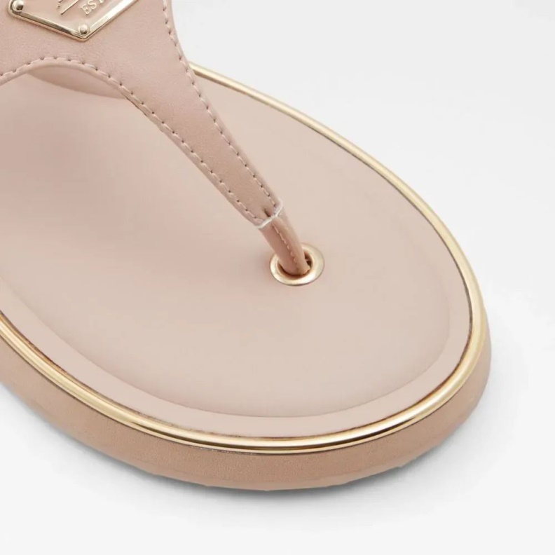 Aldo Fashion Light-Pink Manaberiel Women's Thong Beach Sandal