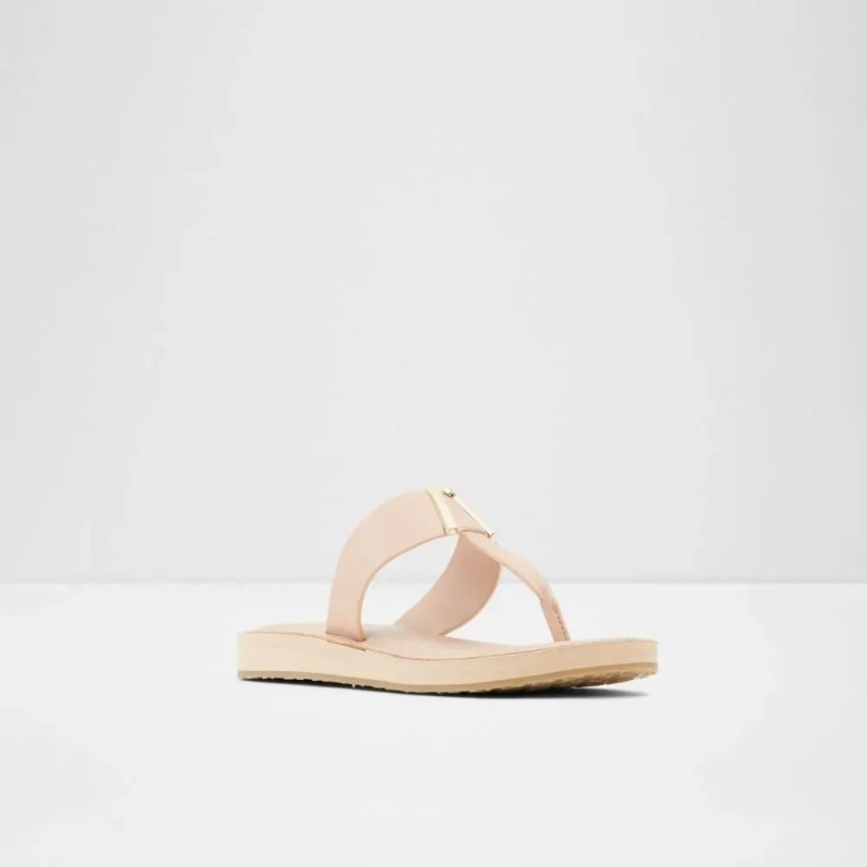 Bone Malibu Women's Flat Thong Sandal Aldo Fashion