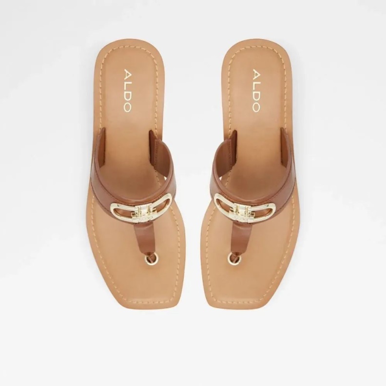 Cognac Fashion Aldo Macarenia Women's Wedge Sandal