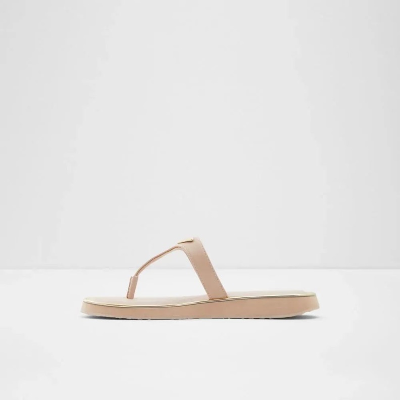 Light Pink Aldo Fashion Manaberiel Women's Slip-On Thong Sandal