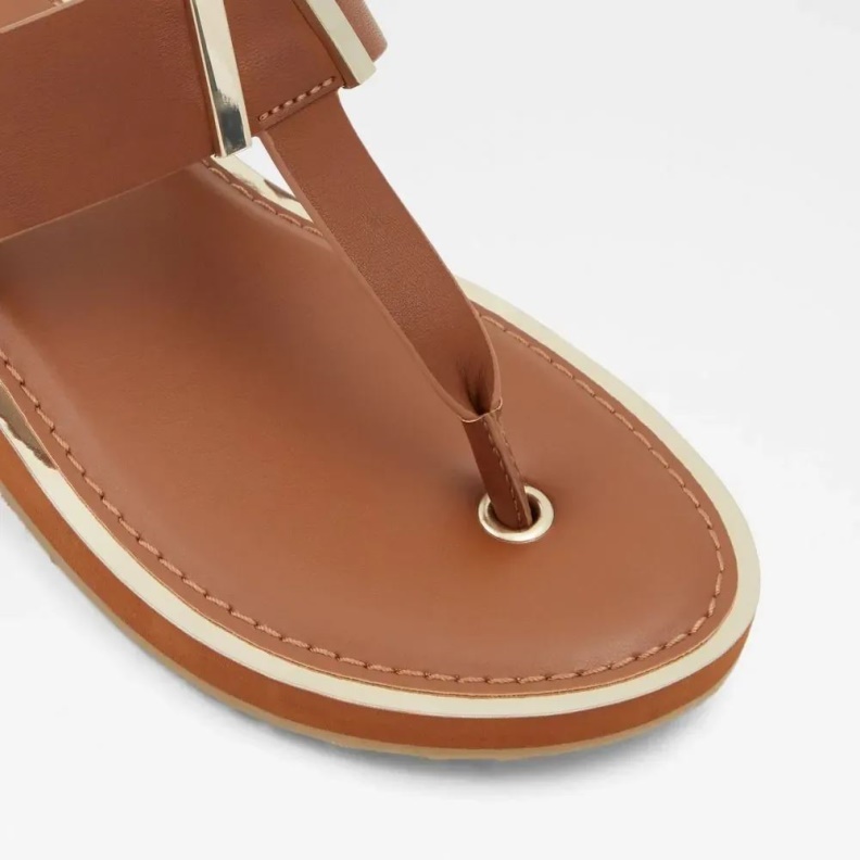 Malibu Women's Flat Thong Sandal Fashion Aldo Cognac