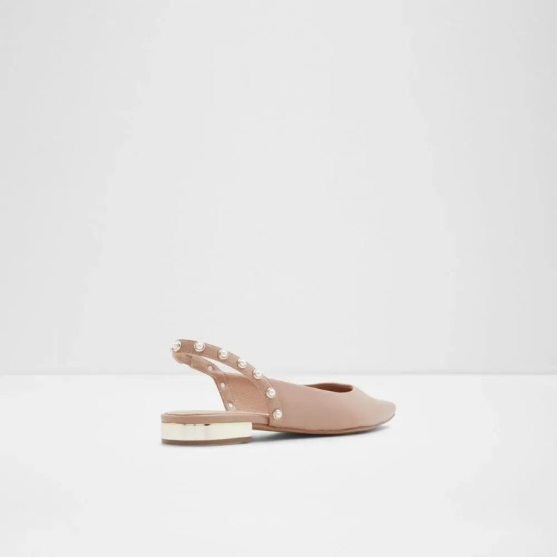 Mayllan Women's Open Heel Ballerina Flat Aldo Fashion Light-Brown