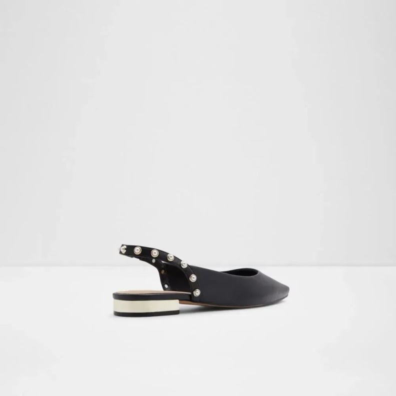 Mayllan Women's Open Heel Ballerina Flat Fashion Aldo Black