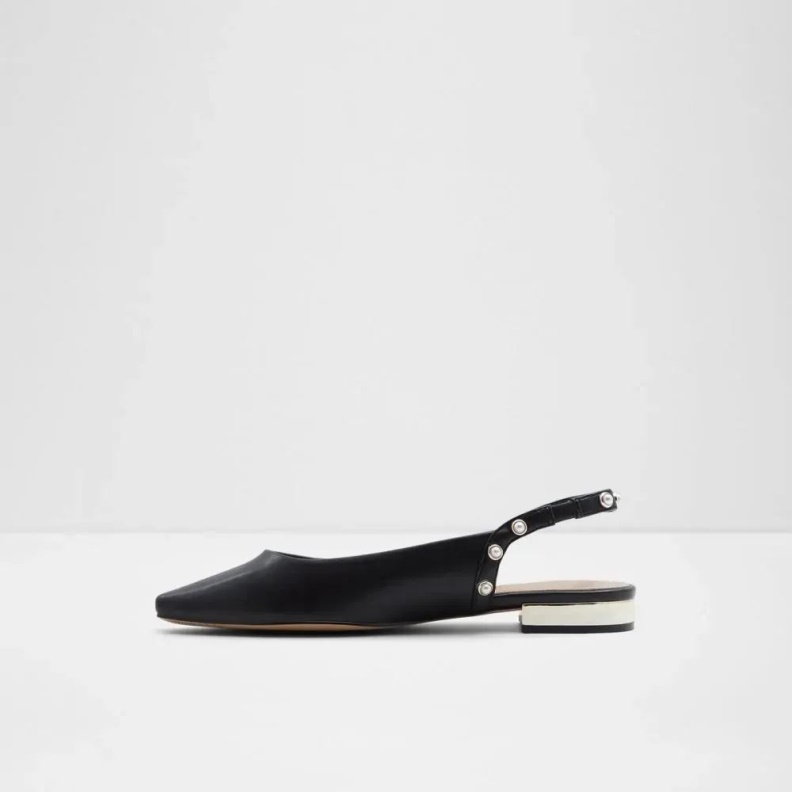 Mayllan Women's Open Heel Ballerina Flat Fashion Aldo Black