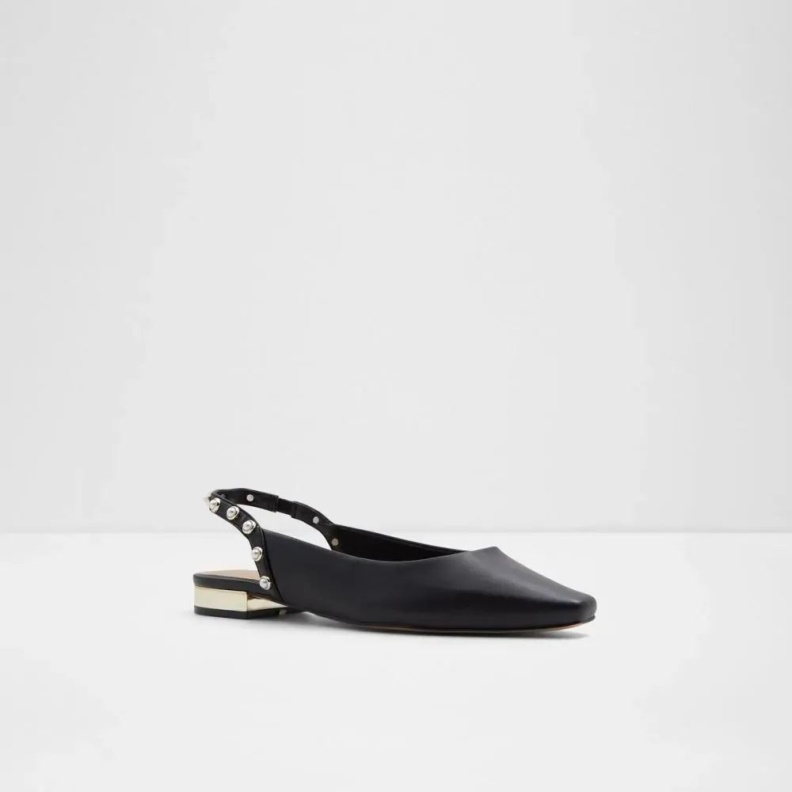 Mayllan Women's Open Heel Ballerina Flat Fashion Aldo Black