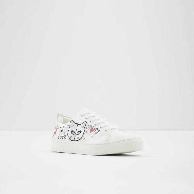 Fashion White Aldo Minou Women's Low Top Sneaker