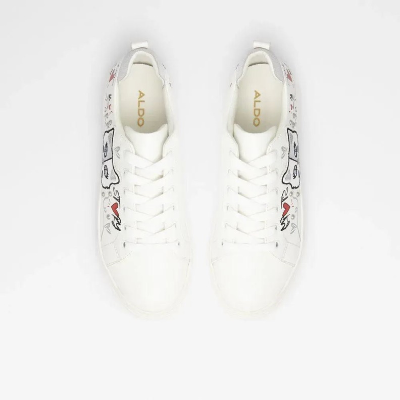 Fashion White Aldo Minou Women's Low Top Sneaker