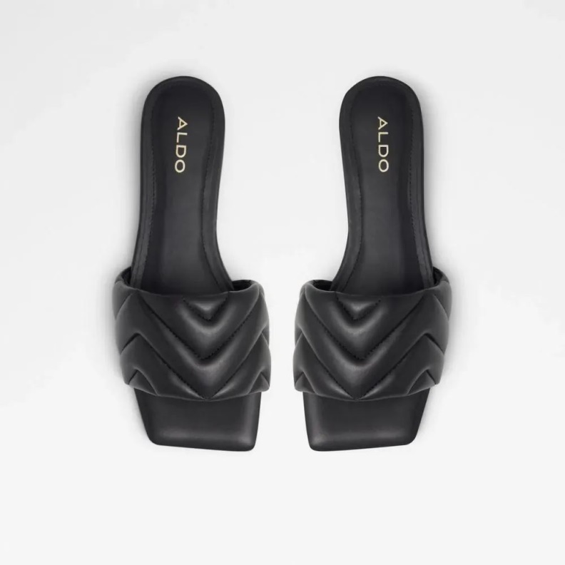 Black Fashion Aldo Moniq Women's Flat Sandal
