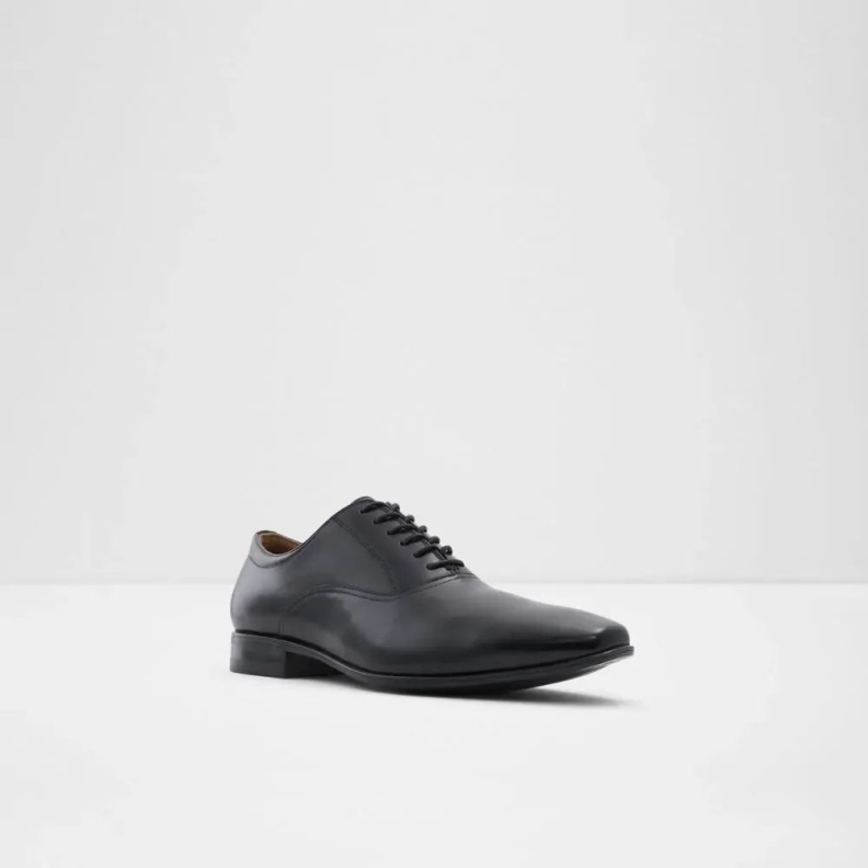Aldo Fashion Black Nathon Men's Lace Up Oxford Shoe