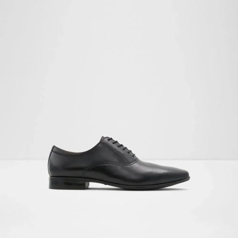Aldo Fashion Black Nathon Men's Lace Up Oxford Shoe