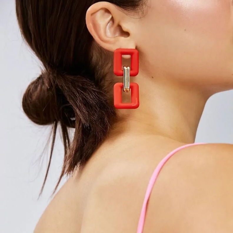 Red Nalah Women's Accessories Earring Aldo Fashion