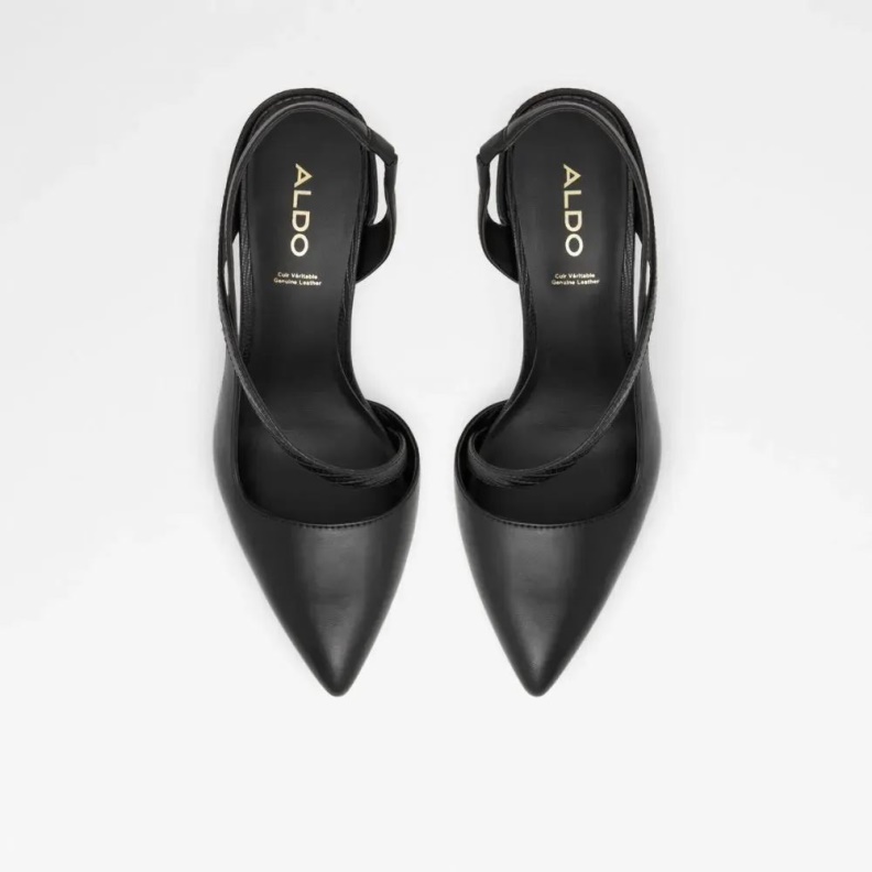 Black Noideaa Women's High Heel Sling Back Pump Fashion Aldo
