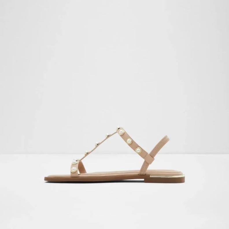 Fashion Bone Nydewia Women's Flat T-Strap Sandal Aldo