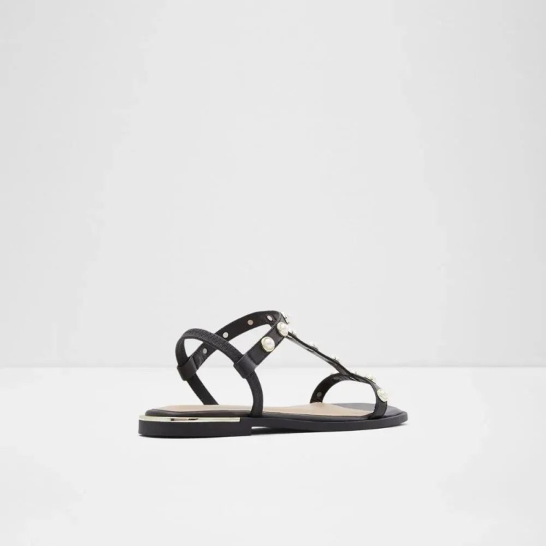 Nydewia Women's Flat Sandal Aldo Fashion Black