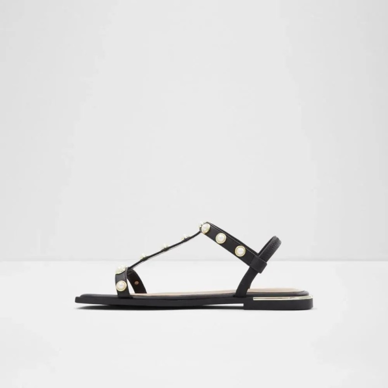Nydewia Women's Flat Sandal Aldo Fashion Black