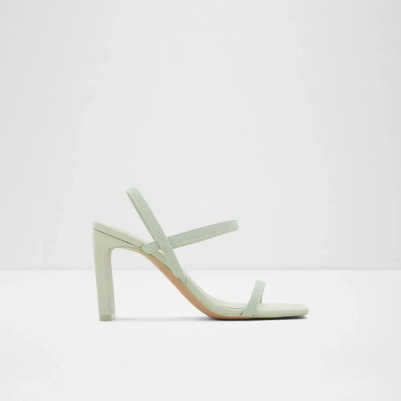 Aldo Okurr Women's Strappy Heeled Sandal Bright Green Fashion