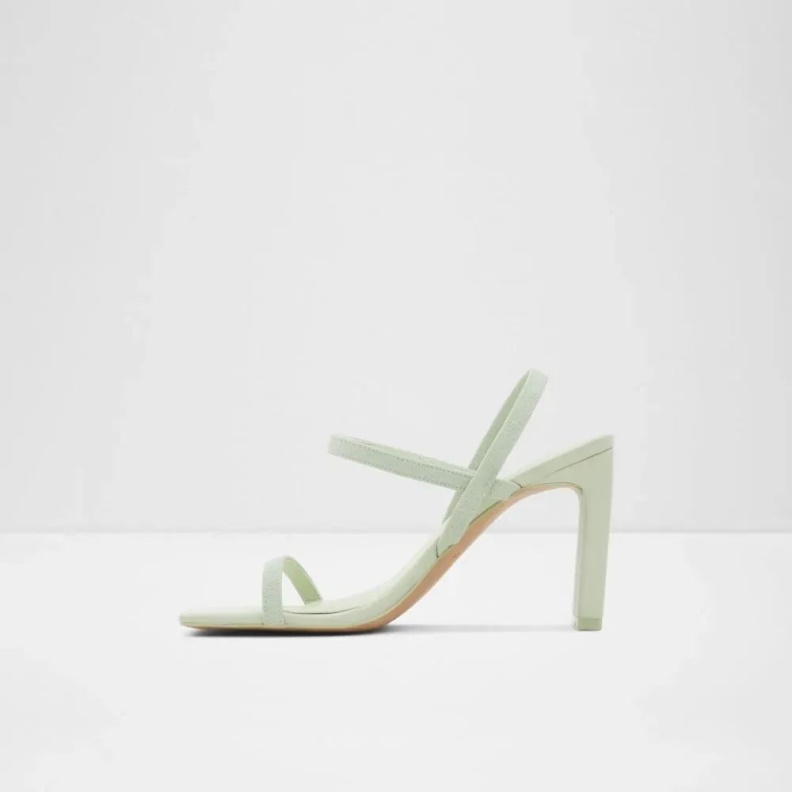 Aldo Okurr Women's Strappy Heeled Sandal Bright Green Fashion