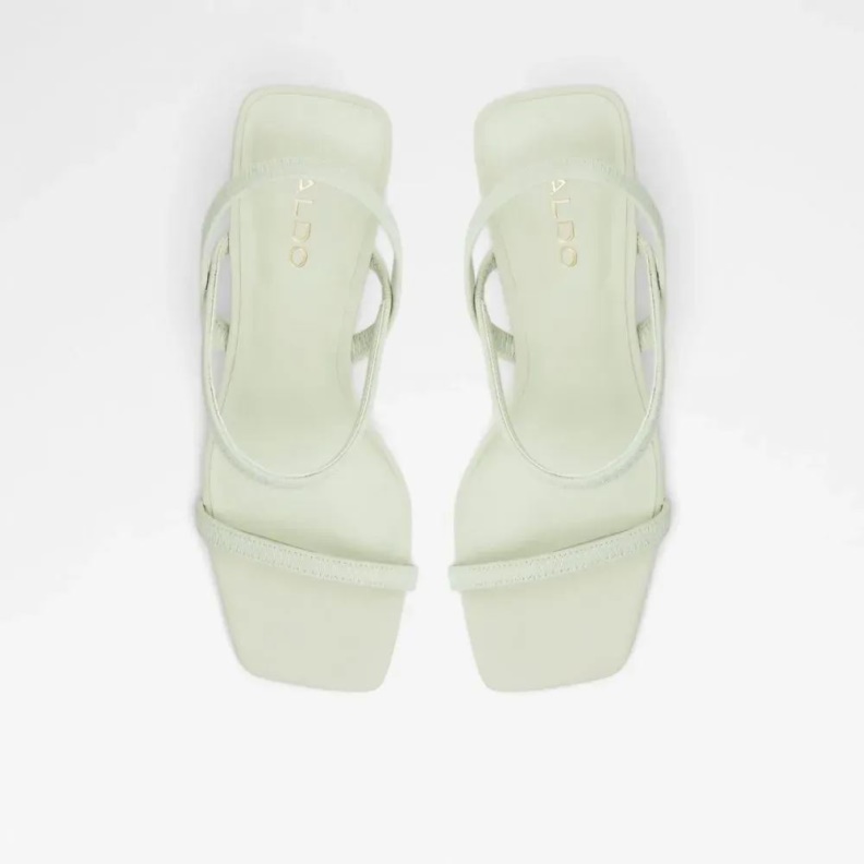 Aldo Okurr Women's Strappy Heeled Sandal Bright Green Fashion