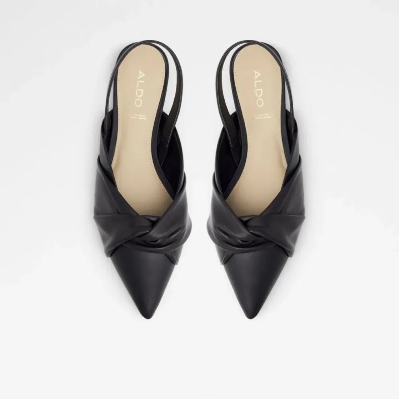 Aldo Olly Women's Flat Mule Ballerina Black Fashion