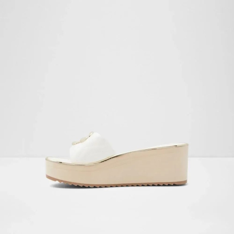 Fashion Aldo Other-White Onayllan Women's Slide Beach Sandal