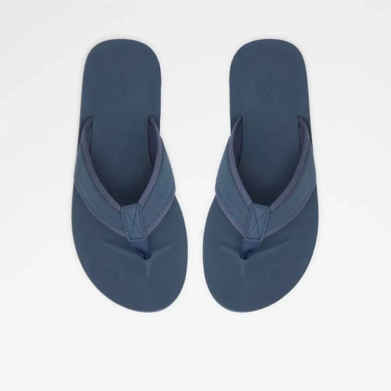 Aldo Fashion Orest Men's Slip-On Thong Sandal Navy
