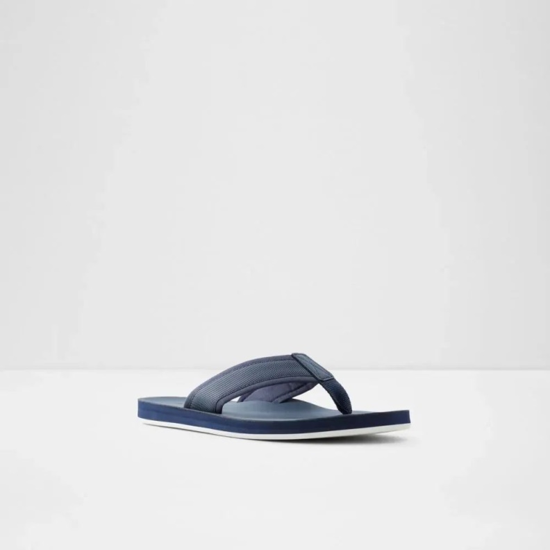 Aldo Fashion Orest Men's Slip-On Thong Sandal Navy