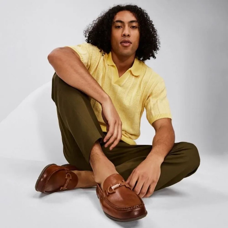 Aldo Orlovoflex Men's Driving Shoe Other Brown Fashion