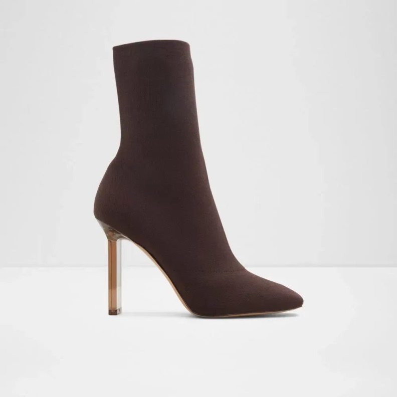 Fashion Aldo Ovieda Women's Low Shaft Ankle Boot Dark-Brown