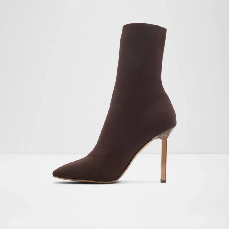 Fashion Aldo Ovieda Women's Low Shaft Ankle Boot Dark-Brown