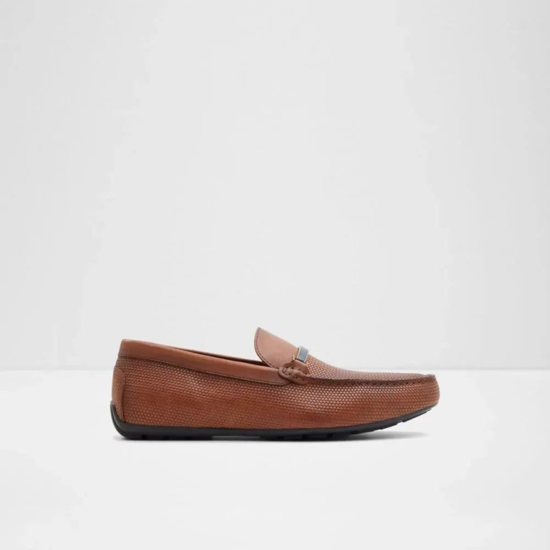 Aldo Fashion Perez Men's Loafer Shoe Cognac