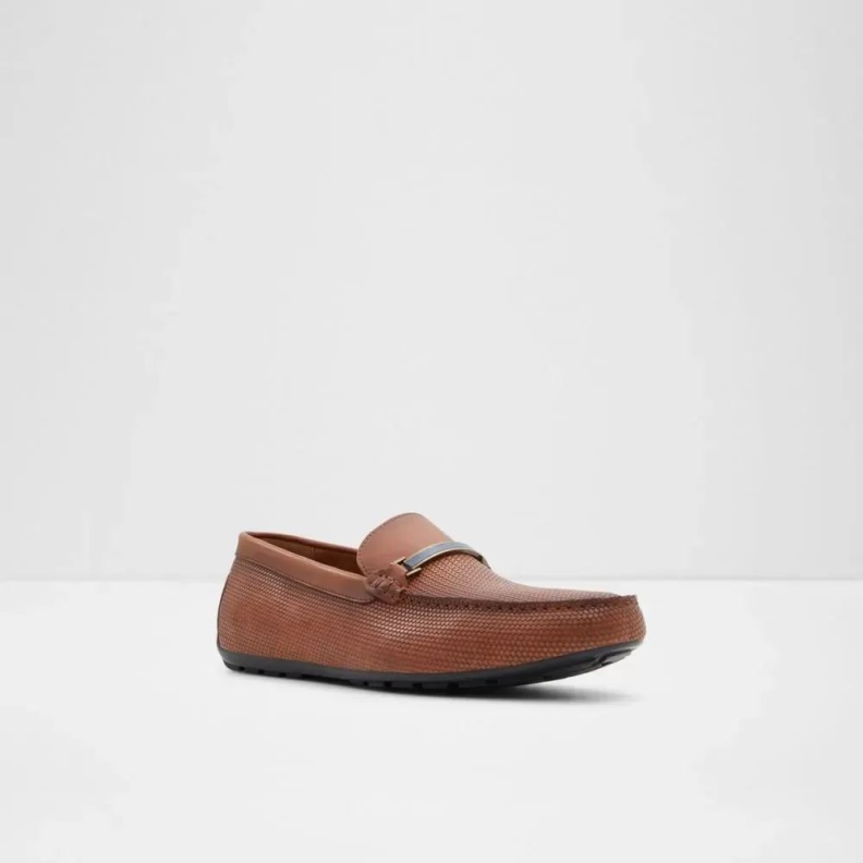 Aldo Fashion Perez Men's Loafer Shoe Cognac