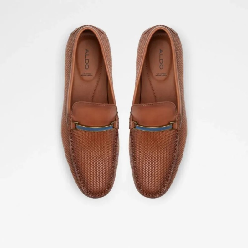 Aldo Fashion Perez Men's Loafer Shoe Cognac