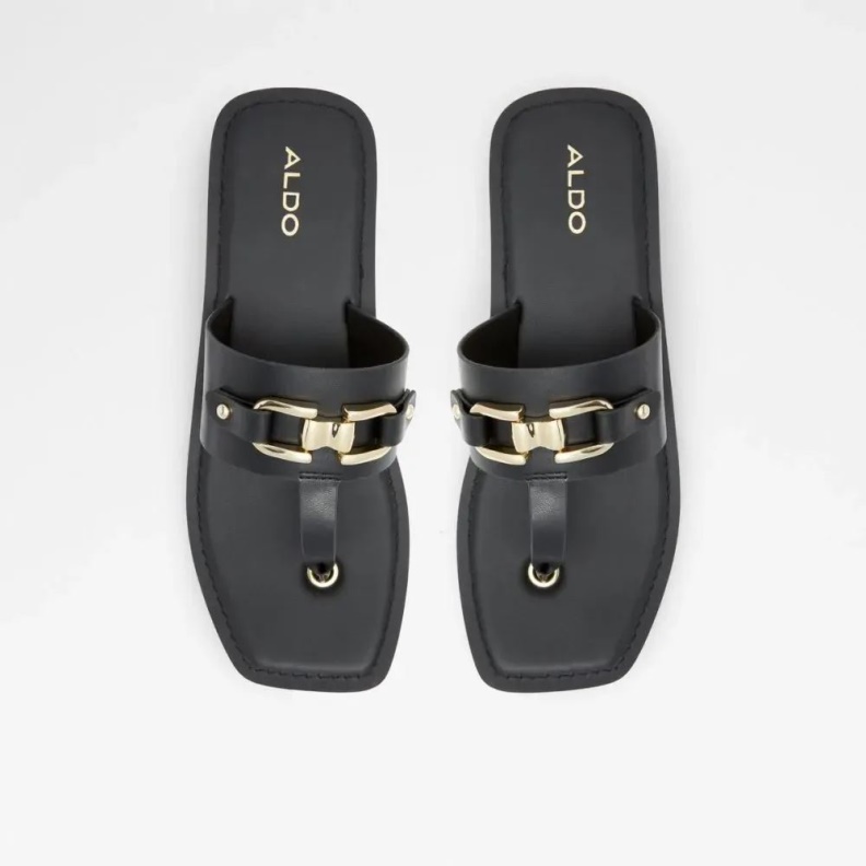 Aldo Fashion Black Poolside Women's Chunky Beach Sandal