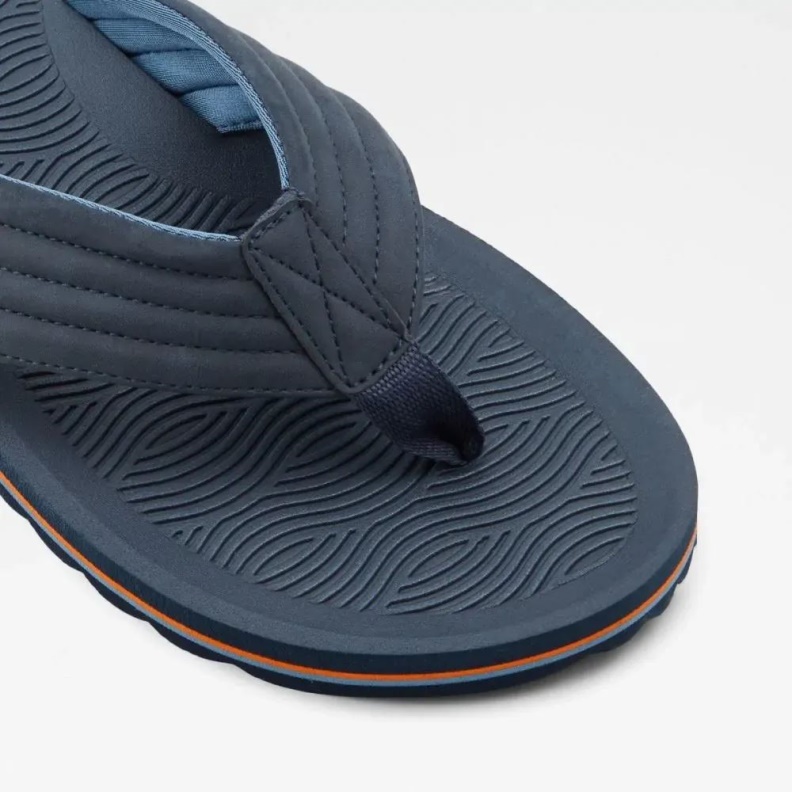 Aldo Proicien Men's Flat Thong Sandal Navy Fashion