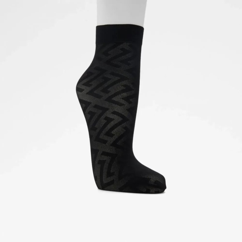 Black Aldo Fashion Provenza Women's Accessories Knitted Socks