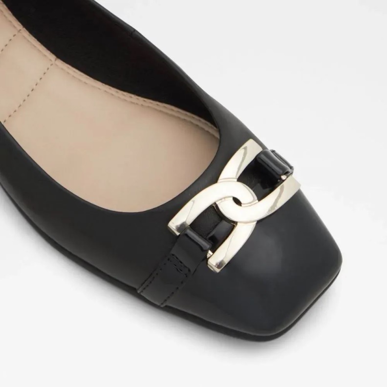 Qaeldan Women's Round Toe Ballerina Black Aldo Fashion