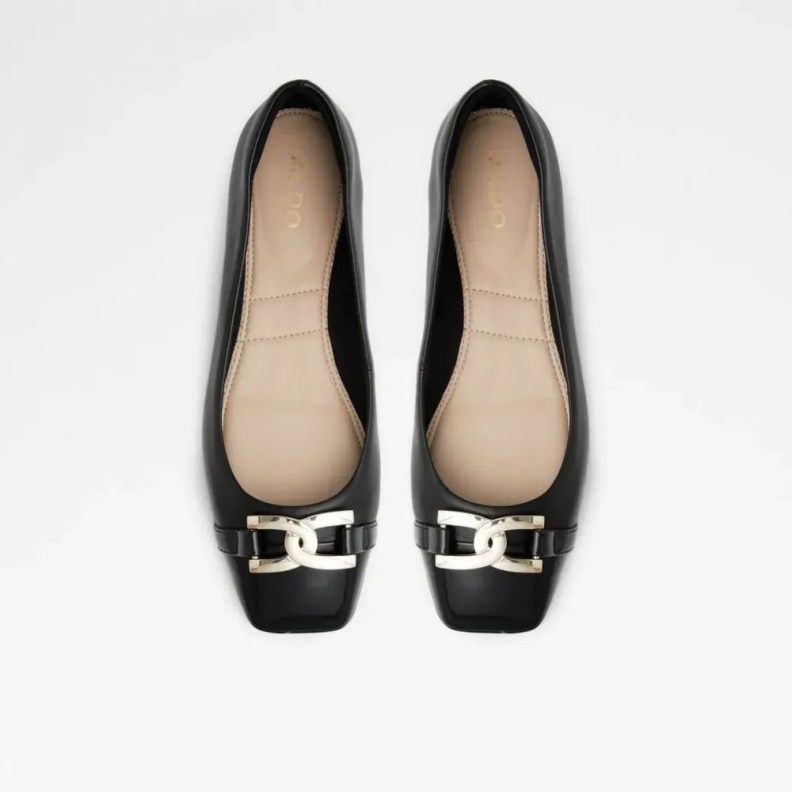 Qaeldan Women's Round Toe Ballerina Black Aldo Fashion