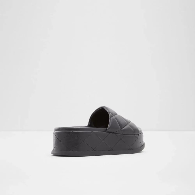 Aldo Fashion Rad Women's Wedge Slide Sandal Black