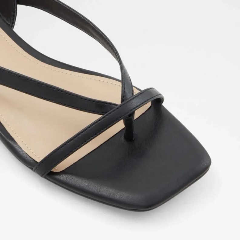 Fashion Black Rhigoni Women's Flat Ankle Strap Sandal Aldo