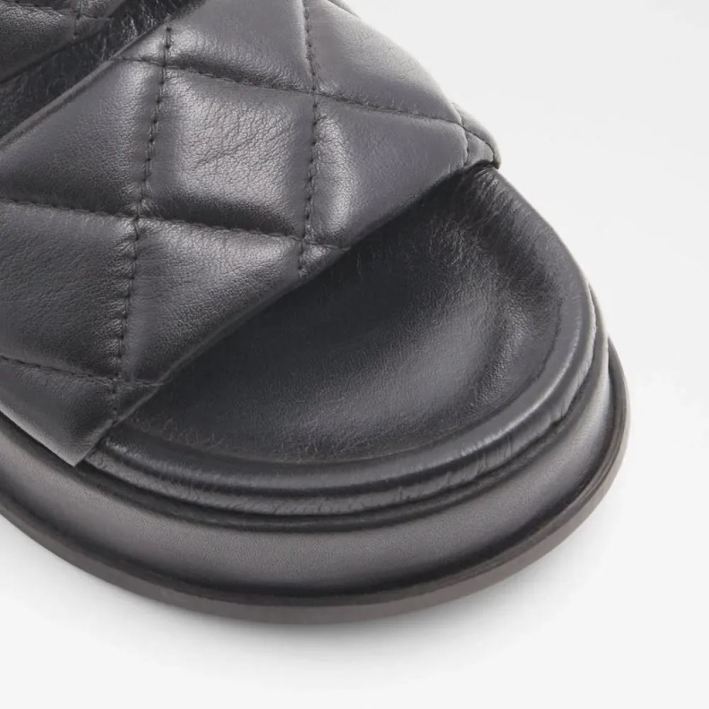 Black Fashion Aldo Righton Women's Wedge Slide Sandal