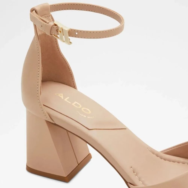 Safdie Women's Ankle Strap Heeled Shoe Fashion Aldo Bone