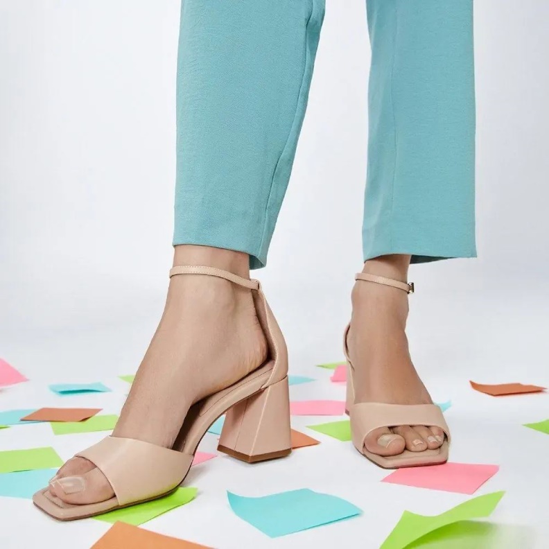 Safdie Women's Ankle Strap Heeled Shoe Fashion Aldo Bone