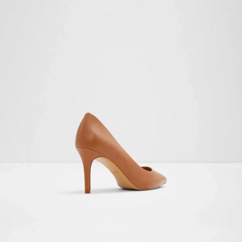Aldo Sereniti Women's Slip On Pump Heel Medium-Brown Fashion