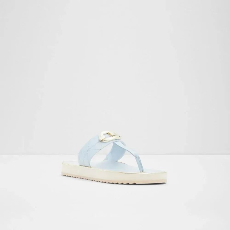 Blue Fashion Aldo Searene Women's Thong Beach Sandal