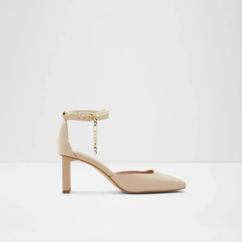 Bone Softie Women's Ankle Strap Mid Block Heel Aldo Fashion