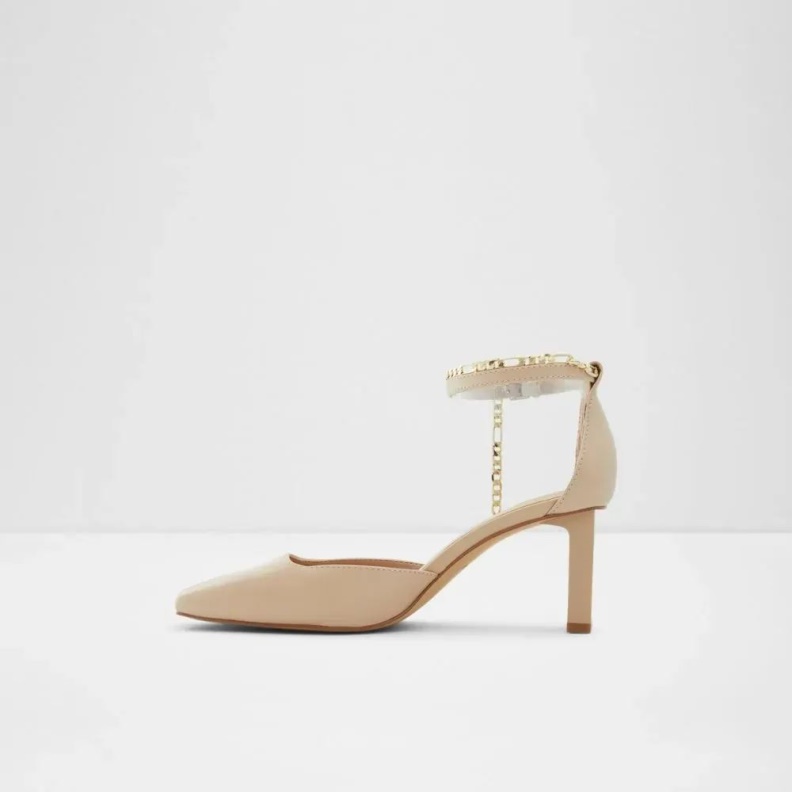 Bone Softie Women's Ankle Strap Mid Block Heel Aldo Fashion